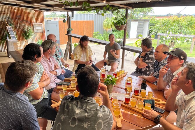 Afternoon Brewery and Distillery session: Tastings & transfers - Husk and Lord Byron Distilleries: Paddles, Guided Moments, and Spirit Variety