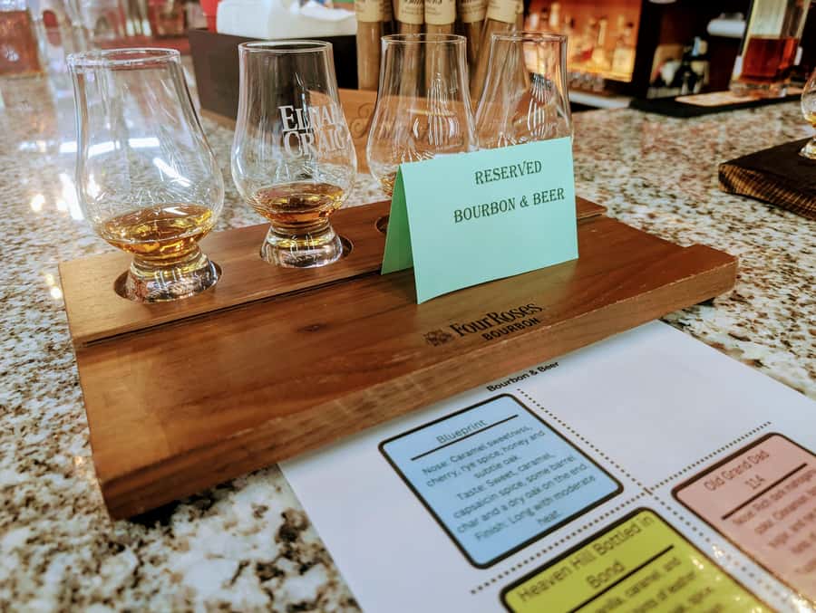Bardstown Bourbon & Beer Walking Tour - Chicken Cock Whiskey Circa 1856 Tasting Room: second whiskey round