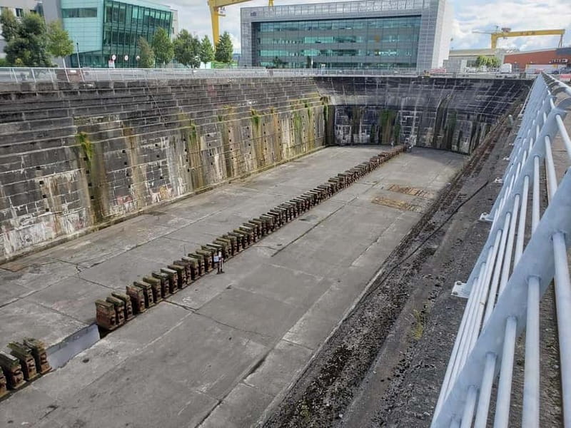 Belfast: Titanic Distillers Premium Tour and Whiskey Tasting - Thompson Graving Dock: the 66-step reality check (in a good way)