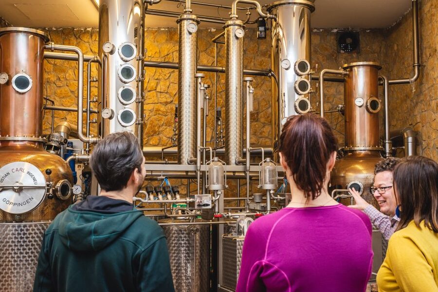 Budapest: Hungarian Whisky, Gin, and Pálinka Tasting - Inside a historic Hungarian distillery: learning what pálinka actually means