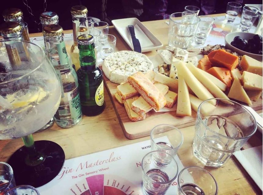 Distillery Masterclass - 8 Scottish gins paired with cheeses - Enter 56 North: Scotland’s oldest gin bar, with a distillery you can see