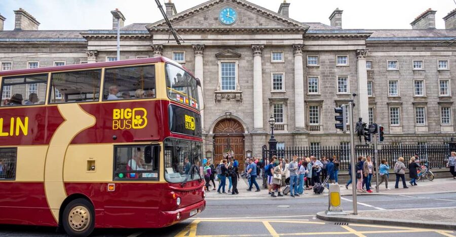 Dublin: Jameson Whiskey Distillery & Hop-on Hop-off Bus Tour - Hop-on hop-off bus day: how the Red Loop keeps Dublin simple