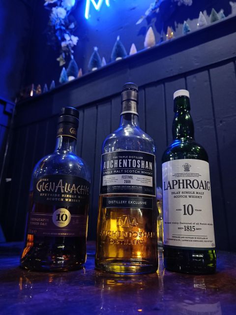 Edinburgh: Scotch Whisky Tasting - Scotland's True Spirit - What you actually drink: 3 single malts plus new make spirit