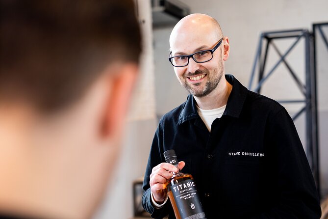 Giant Causeway, Dark Hedges & Whiskey Distillery tour from Dublin - Stop 4: Titanic Distillers at Thompson Dock—Whiskey Tasting With Shipyard Meaning