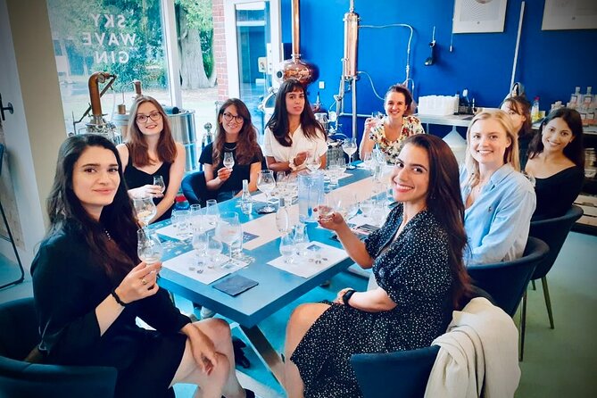 Gin Distillery Experience with Sky Wave Gin - The welcome G&T and the setting that makes it feel local