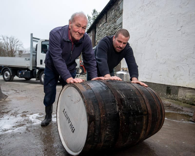 Grasmere Distillery tour - Tastings that matter: sugarbeet vodka and dry gin