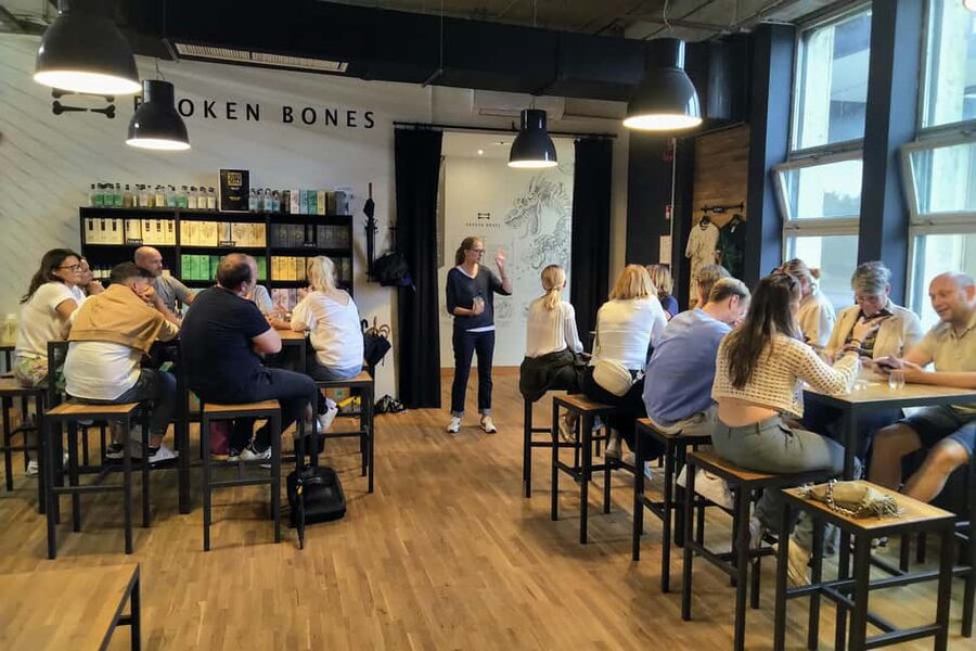 Ljubljana: Broken Bones Distillery Guided Tasting - Finding the big orange building next to Toyota