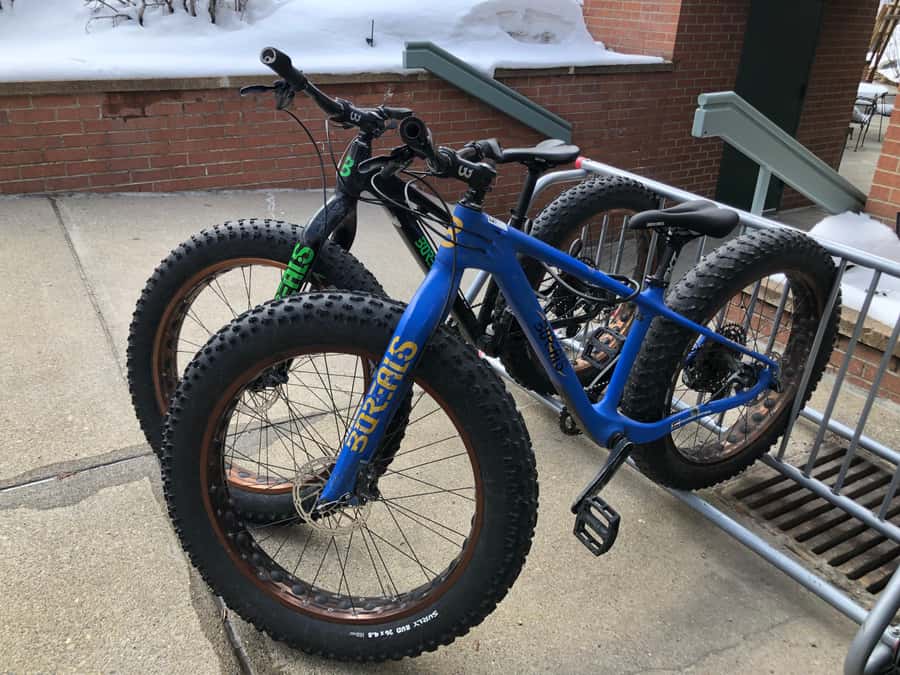 Ridden-Breckenridge Fat Bike Beer and Distillery Tour - The Blue River Rec Path descent: where the scenery does the work