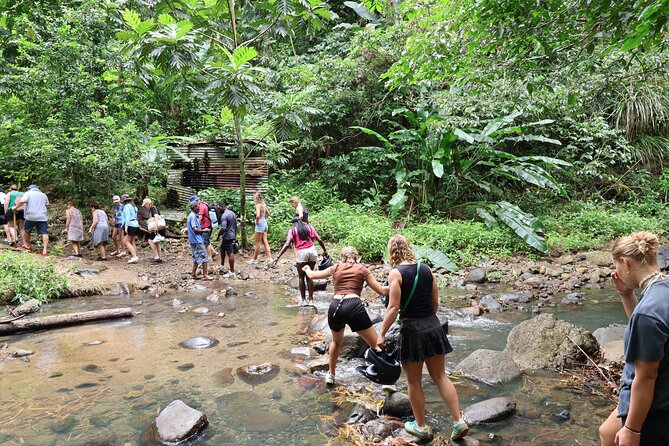 St Lucia ATV Tour : Waterfall, Plantation, Beach and Distillery - The secret waterfall stop: the refresh you’ll feel in your legs