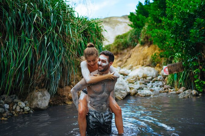 St Lucia Rum Distillery Tour & Mineral Bath Excursion - Sulphur Springs: mineral mud baths and hot black-water pools