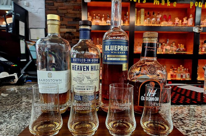 Taste of Bardstown Bourbon & Beer Walking Tour - Chicken Cock Whiskey Tasting Room: a guest-only flight you can compare
