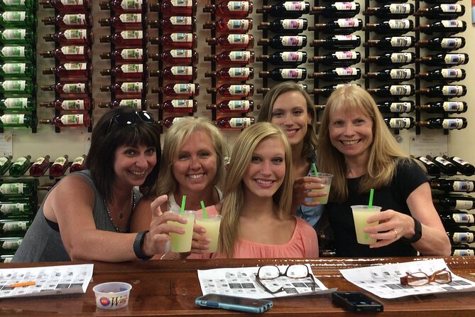 The Works Tasting Session (Wine, Whiskey or Cider) - The finish: slushie in summer, warm winter drinks, plus a souvenir glass