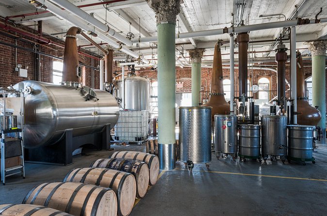 Top Shelf Distillery Tour - The angel’s share barrel room: oak, color, and flavor you can taste