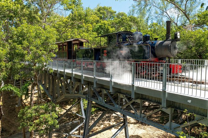 Victorian Steam (Long) Railway Journey+Great House & Distillery - The steam route itself: plantation fields, forests, and quarry stops