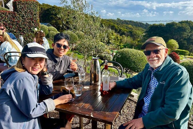 Waiheke Island: Taste&Graze Whisky Cellar Tour, Food, Olive Oil - Mudbrick Vineyard: sea-view wine tastings with local focus